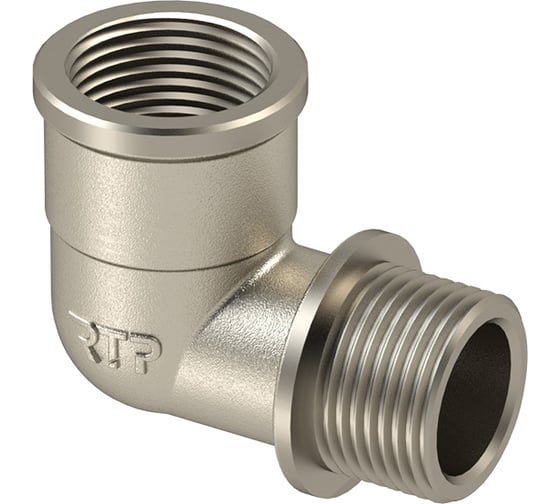 Уголок RTP 3/8'' вн/нар никель Уп. 39802