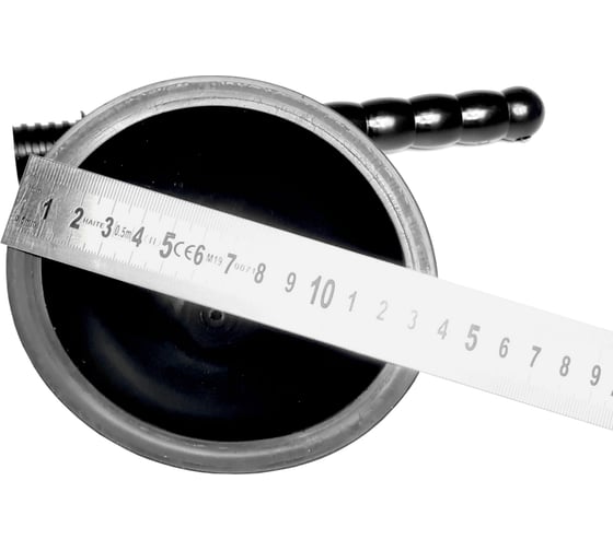 Конический вантуз Профитт диаметр 136 мм, высота 219 мм, черный 1649199