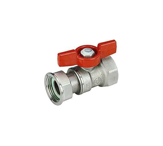 Шаровой кран Giacomini 1x1 В-В с рукояткой бабочка, латунь R251PY006