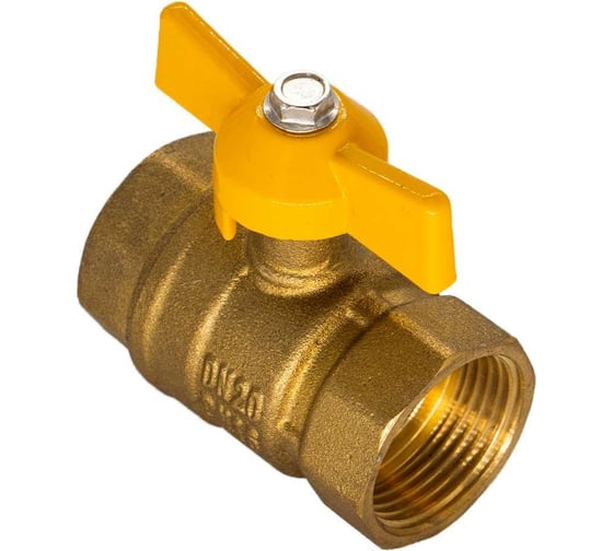 Шаровой кран для газа ОПТИМА ГАЗ 1/2 г/г бабочка SGFFB012