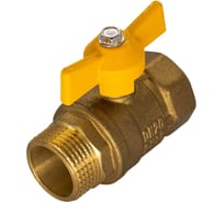 Шаровой кран для газа ОПТИМА ГАЗ 3/4 г/ш бабочка SGFMB034