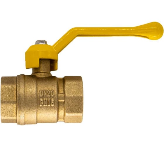 Шаровой кран для газа ОПТИМА ГАЗ 1 г/г рычаг SGFFH001