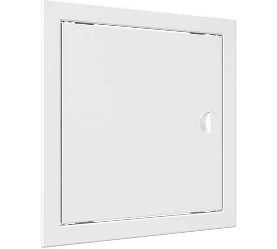 Ревизионная люк-дверца EVECS Л2525Р 268x268, с фланцем, 246x246, с ручкой АБС 90-00983