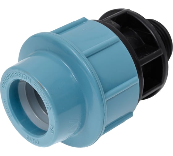 Муфта ПНД компрессионная с наружной резьбой 25 ммx3/4" AV Engineering AVE1062534