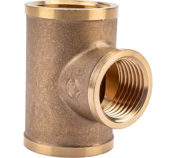 Латунный тройник AV Engineering редукционный 3/4x1/2x3/4 AVE306004