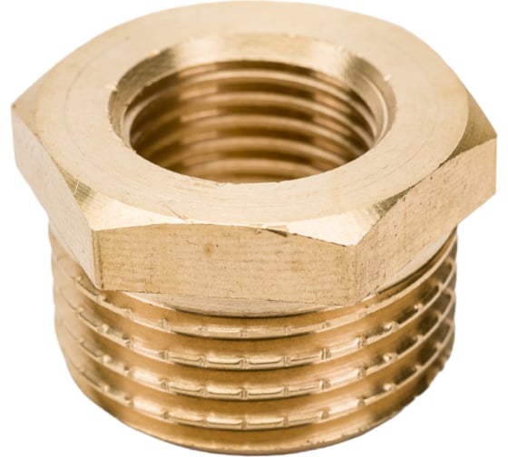 Латунный переход AV Engineering шестиугольный, наружная-внутренняя 1/2x1/4 AVE305001