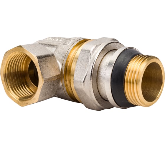 Шаровой угловой кран AV Engineering 3/4 PN40 с внутренней резьбой, бабочка, с уплотнительным кольцом AVE095034E