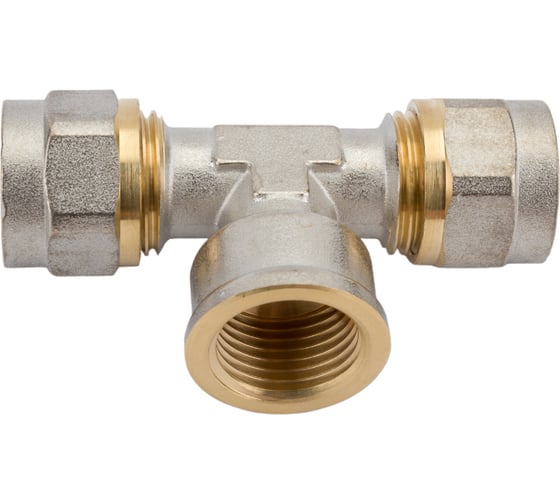 Латунный тройник AV Engineering 1/2x16 2.0 с внутренней резьбой AVE309007