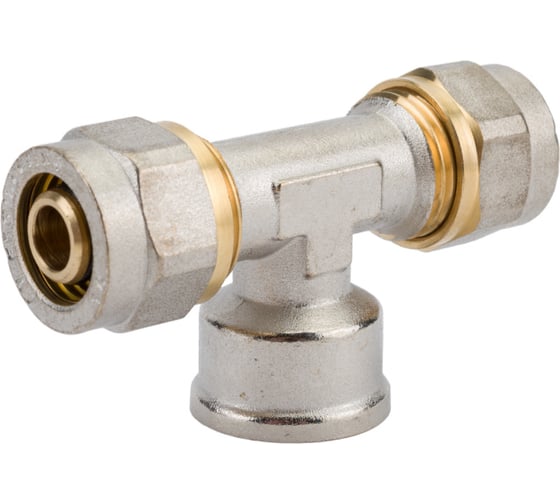 Латунный тройник AV Engineering 1/2x16 2.0 с внутренней резьбой AVE309007