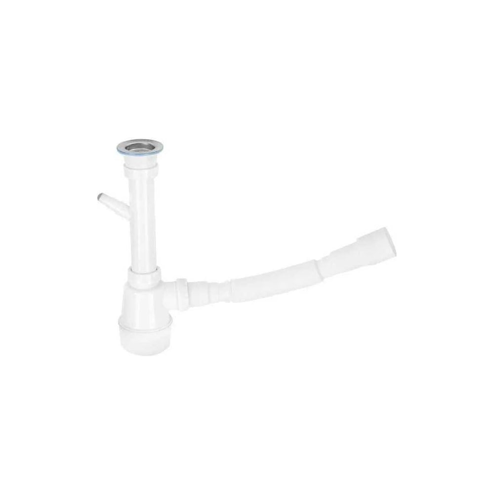 Сифон для кухни AV Engineering выпуск D70, гибкая труба 1 1/2х40/50 мм ...