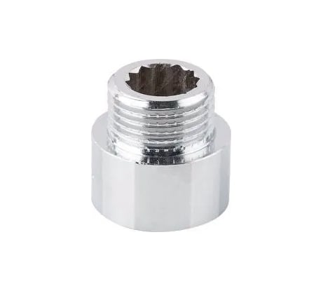 Латунный удлинитель AV Engineering внутренняя-наружная 1/2x15 мм хром AVE301008