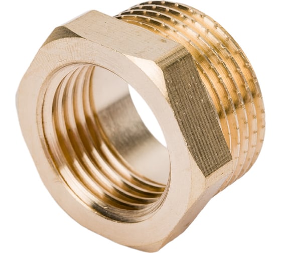 Латунный переход AV Engineering шестиугольный, наружная-внутренняя 3/4x1/2 AVE305003