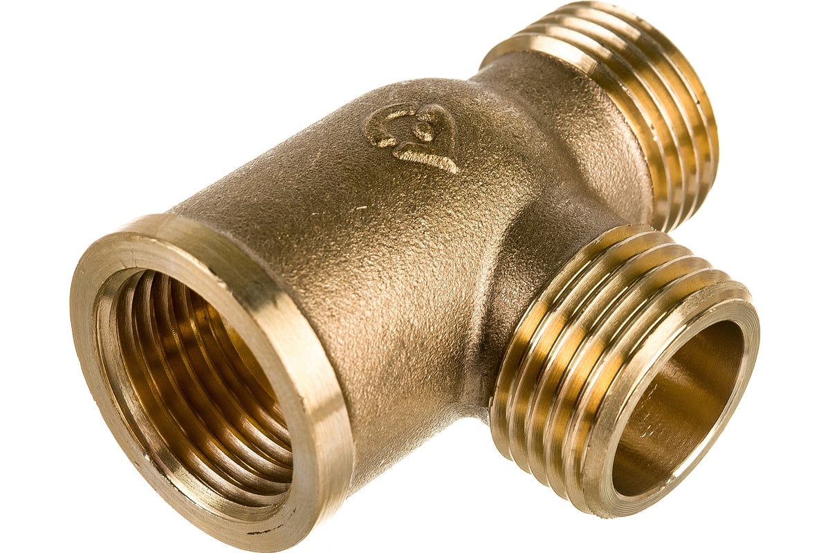 Латунный тройник AV Engineering внутренняя-наружная-наружная 1/2 ...