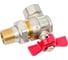 Шаровой угловой кран AV Engineering 1/2 PN40 с внутренней резьбой, бабочка AVE094012E 1