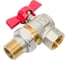Шаровой угловой кран AV Engineering 1/2 PN40 с внутренней резьбой, бабочка AVE094012E 2