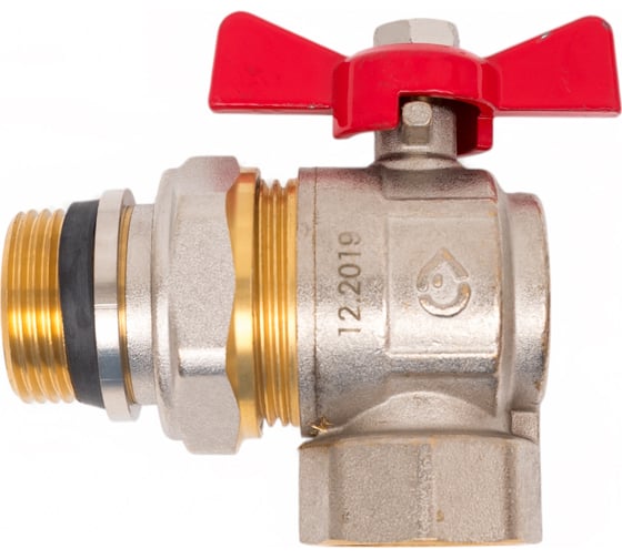 Шаровой угловой кран AV Engineering 1 нар-вн бабочка AVE095001E