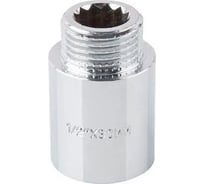 Латунный удлинитель AV Engineering внутренняя-наружная 1/2x30 мм хром AVE301010