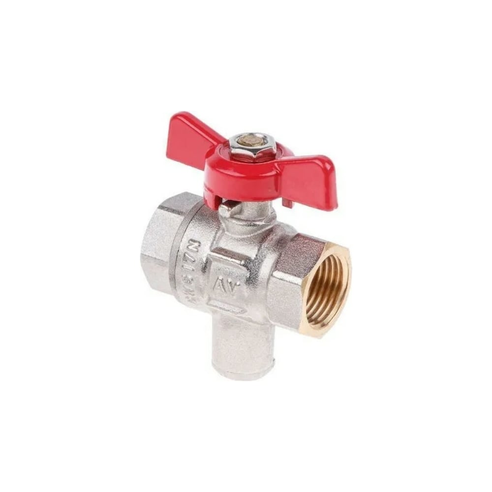 Шаровой кран под манометр AV Engineering 1/2 PN40 AVE097001 - выгодная ...