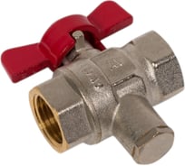 Шаровой кран под манометр AV Engineering 1/2 PN40 AVE097001