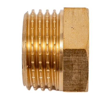 Латунный переход AV Engineering шестиугольный, наружная-внутренняя 1/2x3/8 AVE305002