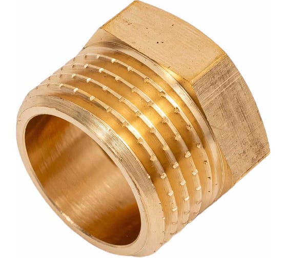 Латунный переход AV Engineering шестиугольный, наружная-внутренняя 1/2x3/8 AVE305002