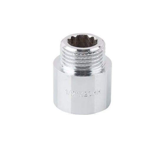 Латунный удлинитель AV Engineering внутренняя-наружная 1/2x20 мм хром AVE301009