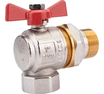 Шаровой угловой кран AV Engineering 1 нар-вн бабочка AVE094001E