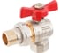 Шаровой угловой кран AV Engineering 3/4 PN40 с внутренней резьбой, бабочка AVE094034E 1