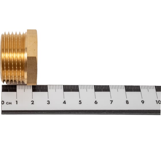 Латунный переход AV Engineering шестиугольный, наружная-внутренняя 1x3/4 AVE305005