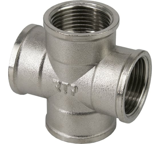 Крестовина 3/4" вн/вн/вн/вн никель RTP 549820 25163