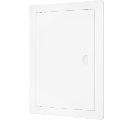 Ревизионная люк-дверца EVECS Л2540Р 268x418, с фланцем, 246x396, с ручкой АБС 87-689