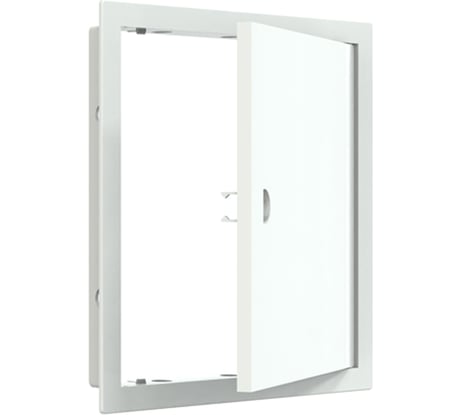 Люк-дверца ревизионная EVECS 218x218 с фланцем 196x196 с ручкой АБС 88-1047 Л2020Р