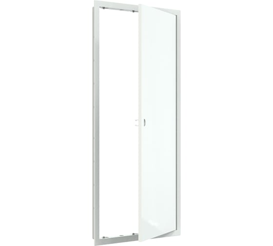 Ревизионная люк-дверца EVECS Л3060Р 318x618, с фланцем, 296x596, с ручкой АБС 87-690