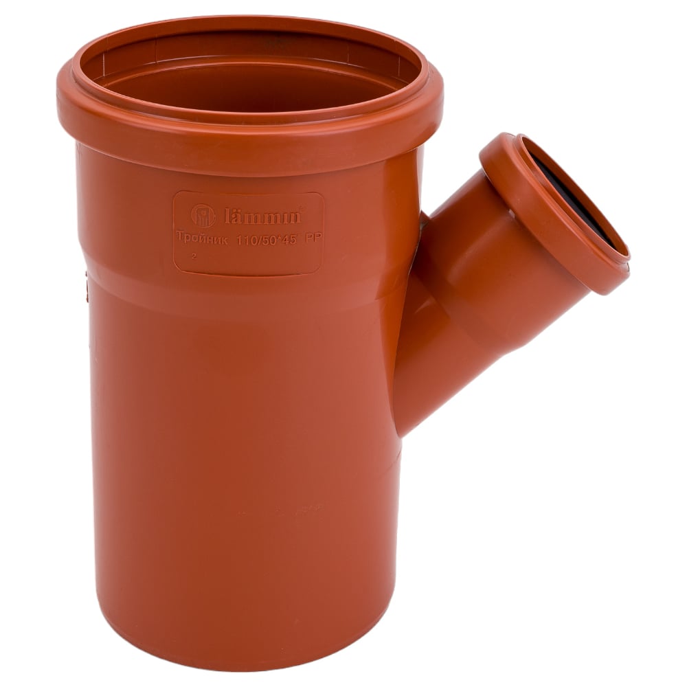 Тройник LAMMIN НК 110x50/45 Lm36051105045 - выгодная цена, отзывы ...