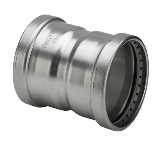 Муфта VIEGA otop Sanpress Inox XL, нержавеющая сталь, 64,0 мм 578084