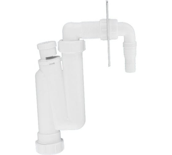 Сифон McAlpine S-образный, d32 для стиральной машины, с вент. клапаном ...