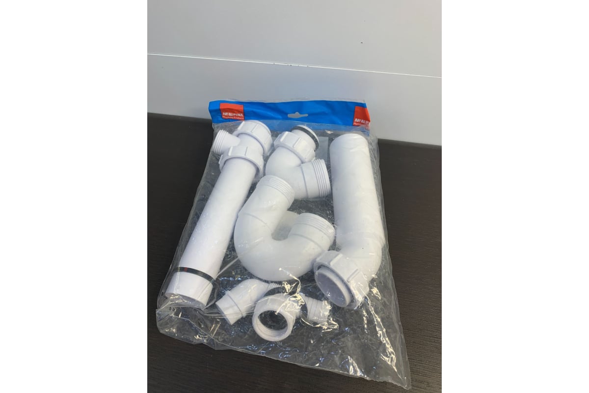 Сифон McAlpine без выпуска d40-40/50 P/S-образный, с носиком MRSK4A ...