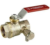 Муфтовый латунный шаровой кран для выпуска воды Giacomini DN 15, 1/2 R910SX003