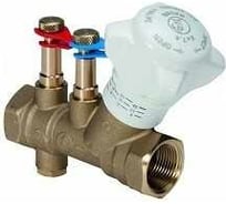 Клапан Giacomini R206B, DN-50, 2, ВВ, PN, бар-25, с измерительными штуцерами, со сливом R206BY008