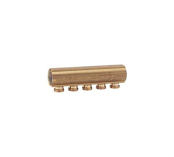 Распределительный коллектор Giacomini 1x18/7, латунный R551SY027