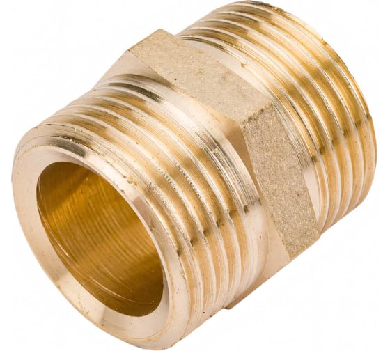 Латунный ниппель AV Engineering наружная-наружная под евроконус 3/4x3/4 AVE309001