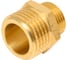 Латунный ниппель AV Engineering редукционный наружная-наружная 1/2x3/8 AVE303008 1