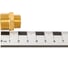 Латунный ниппель AV Engineering редукционный наружная-наружная 1/2x3/8 AVE303008 3