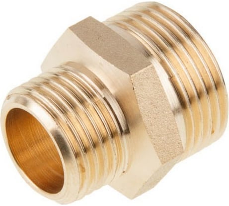 Латунный ниппель AV Engineering наружная-наружная 3/4x1/2 AVE309002