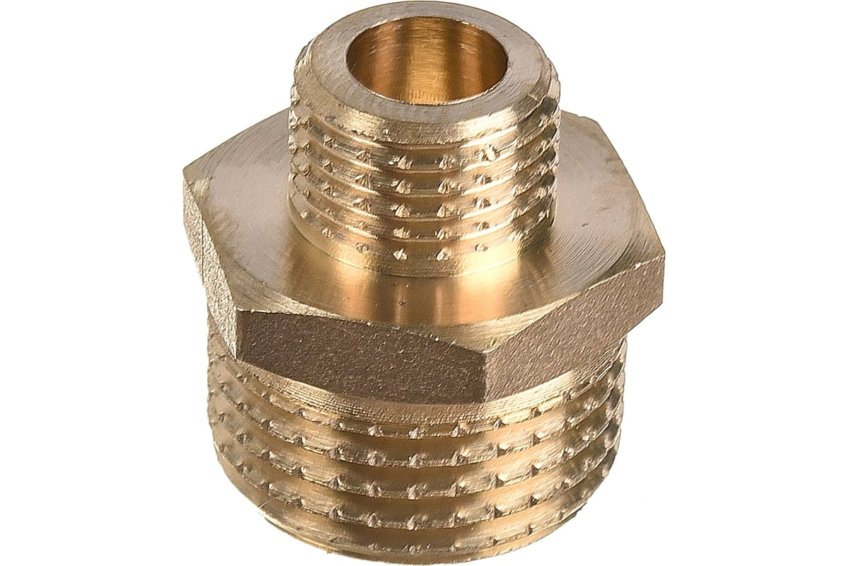 Латунный ниппель AV Engineering редукционный наружная-наружная 1/2x1/4 ...