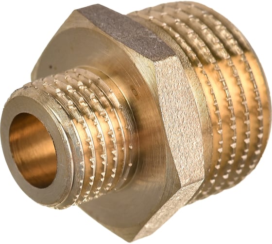 Латунный ниппель AV Engineering редукционный наружная-наружная 1/2x1/4 AVE303007