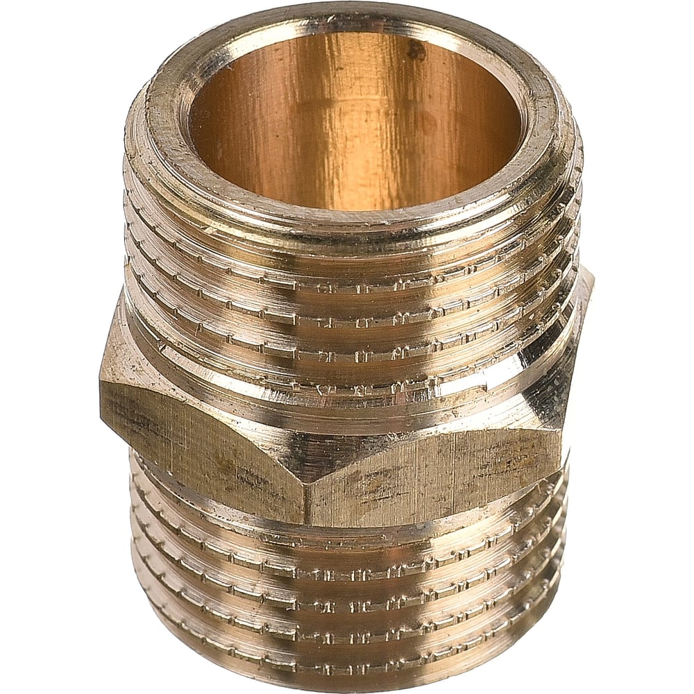 Латунный ниппель AV Engineering наружная-наружная 1/2 AVE303001 ...