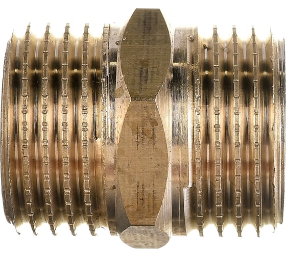 Латунный ниппель AV Engineering наружная-наружная 1/2 AVE303001