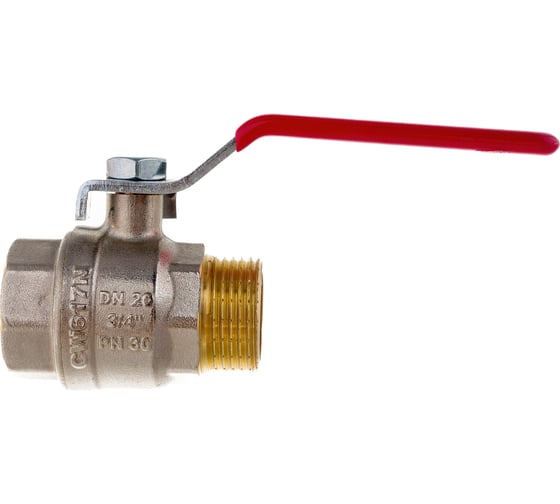 Шаровый кран ECO 3/4 вр/нр ручка рычаг Kalde 0KV4401