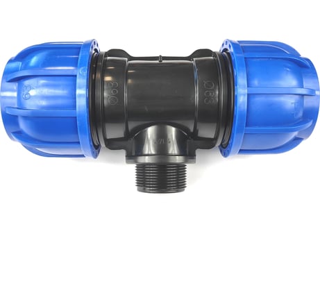 Тройник ПНД переходной 63хНР 1 1/2"х63 Boutte 1649458